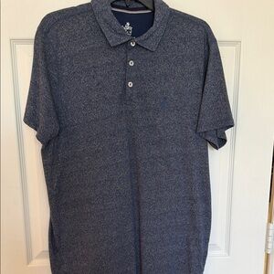 Men's Heather Navy Polo Shirt - Classic Casual